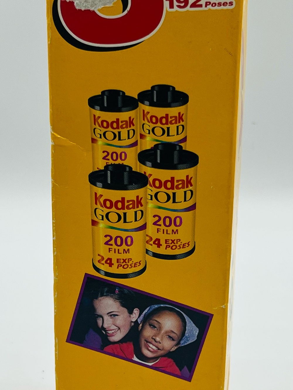Kodak Gold Yellow Toy Film Canisters Play Set